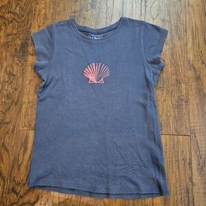 LL Bean Girls Tee Shirt 10/12